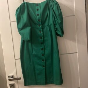 Vince camuto green dress